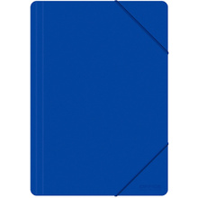 Папка на резинках "Office Products", A4, 15 мм, пластик, синий