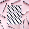 Ручка шариковая "ArtClick. Black polka dots", 0.5 мм, белый, черный, стерж. синий - 2