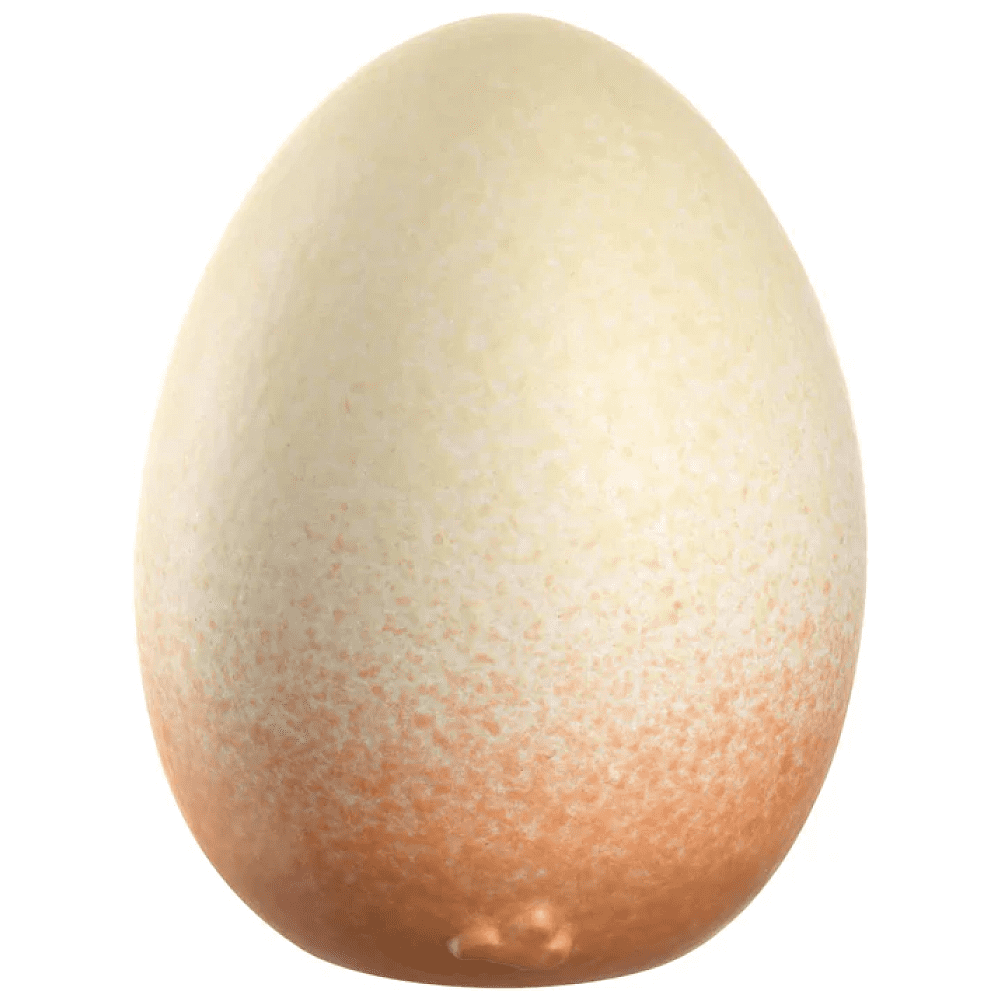 Фигурка "Яйцо Luminosa", 10.3 см, керамика, оранжевый, бежевый