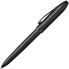 Ручка шариковая Cross "Townsend Black Micro Knurl", 0.7 мм, черный, стерж. черный