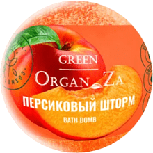 Бомбочка для ванны "Green Organ Za. Персиковый шторм", 135 г