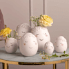 Фигурка "Яйцо Pesaro", 10 см, керамика, белый - 2