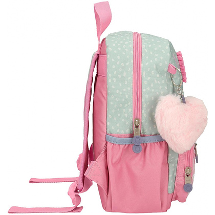 Рюкзак школьный Enso "Love ice cream" S, зеленый, розовый - 2