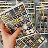 Комплект наклеек "Таро Артура Эдварда Уэйта", 4 комплекта по 80 карт-наклеек - 5