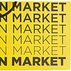 Пакет бумажный "Офистон Маркет", 50x35x15 см, желтый, фиолетовый - 4