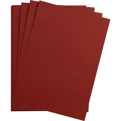 Бумага цветная "Maya", А4, 120г/м2, темно-бордовый