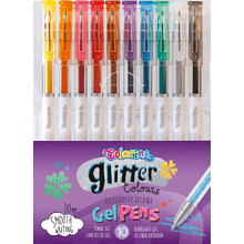 Набор гелевых ручек "Glitter gel", 10 шт