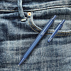 Ручка шариковая автоматическая "scRipt", 0.7 мм, глубокий синий, стерж. черный - 3