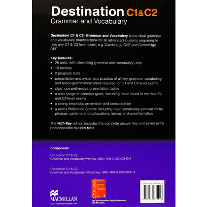 Книга "Destination Grammar C1&C2: Student's Book With Key", Mann M., Taylore-Knowles S. - 2