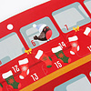 Адвент-календарь на месяц "Автобус" - 3