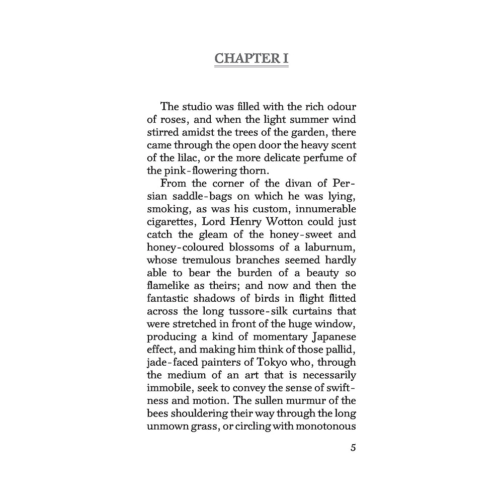 Книга на английском языке "The Picture of Dorian Gray", Оскар Уайлд - 5