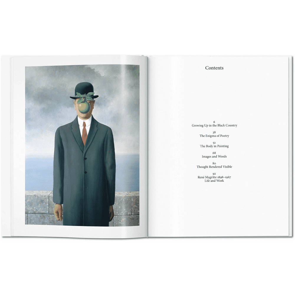 Книга на английском языке "Basic Art. Magritte"  - 2