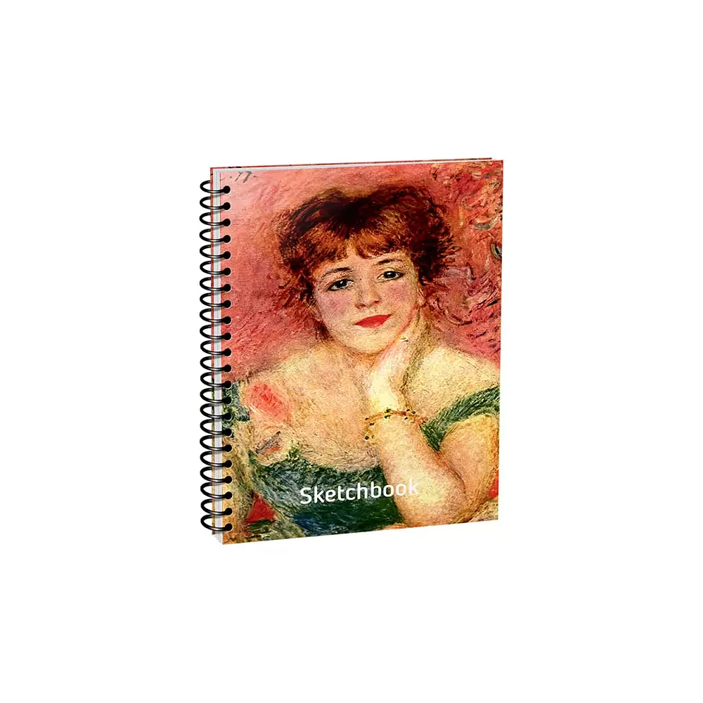 Скетчбук "Ренуар. Портрет Жанны Самари", А5, 100 листов