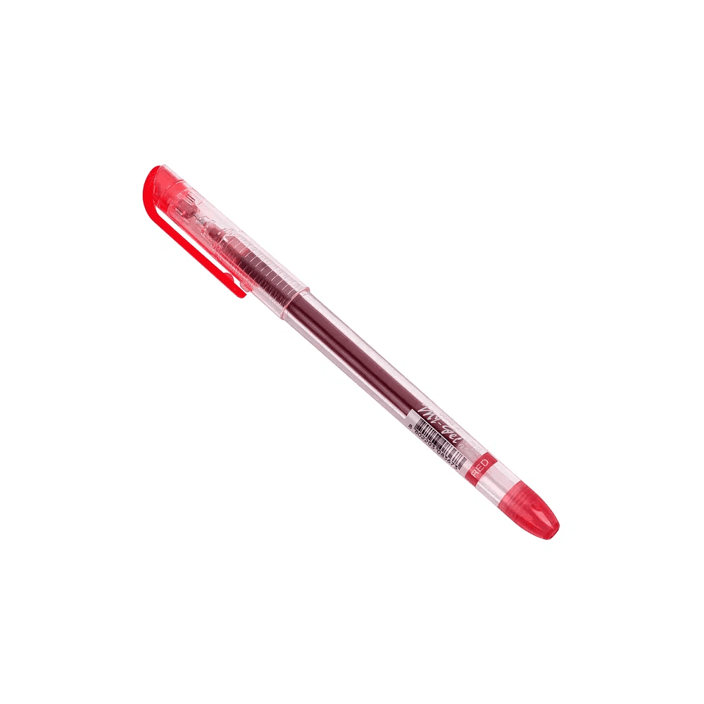 Ручка гелевая "My-Gel Standard", 0.5 мм, прозрачный, стерж. красный - 2