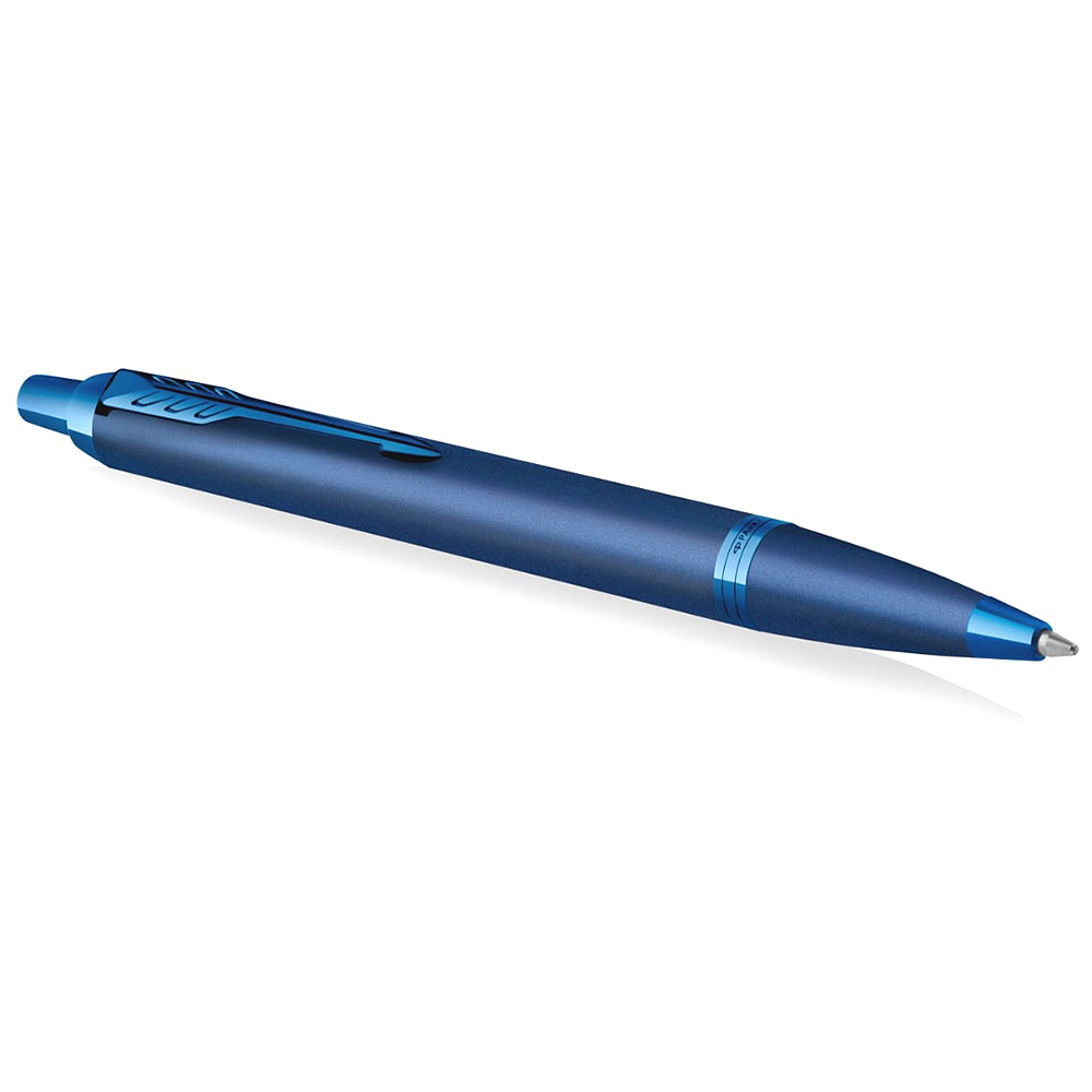 Ручка шариковая автоматическая Parker "IM Monochrome K328", 0,7 мм, синий, стерж. синий - 5