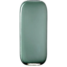 Ваза стеклянная "Milano", 21 см, зеленый