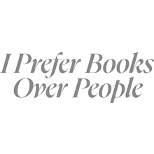 Кружка термическая "I prefer books over people", металл, 400 мл, белый