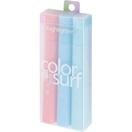 Набор маркеров текстовых “Colorsurf”, 3 штуки, ассорти