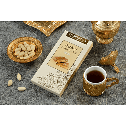 Шоколад молочный "Dubai Peanut", 180 гр, с начинкой арахис - 4