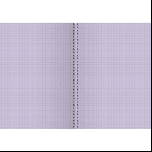 Тетрадь "Smart paper. No 3", А4, 80 листов, клетка, сиреневый