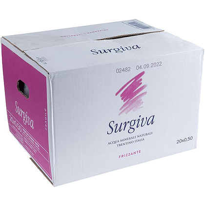 Вода минеральная природная питьевая «Surgiva», 0.5 л, газированная, 20 бут/упак. - 3