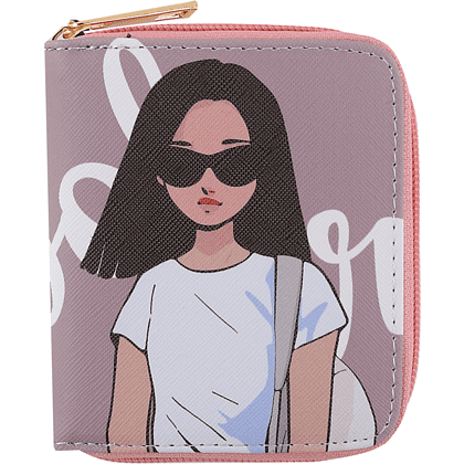 Кошелек "Cool girl", розовый