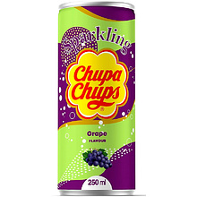 Напиток "Chupa Chups Sparkling", вкус винограда, 0.25 л