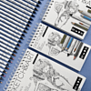 Скетчбук "Sketch&Art", 18.5х25 см, 200 г/м2, 50 листов, на спирали, для цветных карандашей - 6