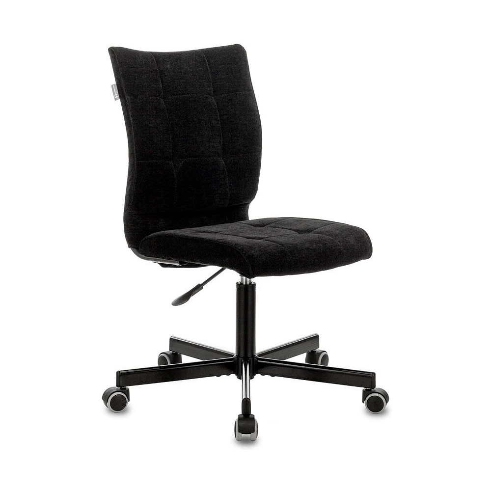 Кресло для персонала "Бюрократ СH-330M/LT-20", ткань, металл, черный