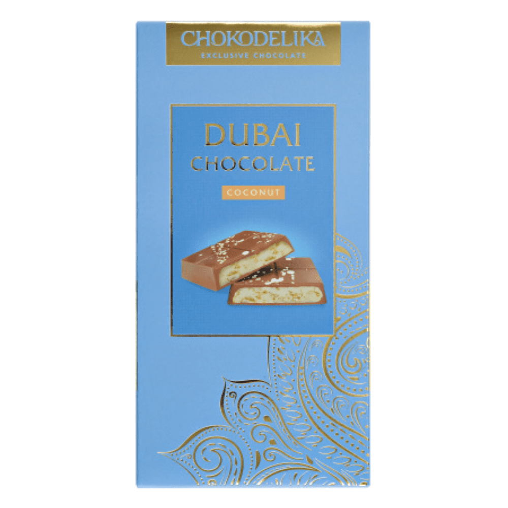Шоколад молочный "Dubai Coconut", 180 гр
