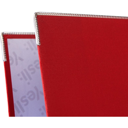 Папка-регистратор "Yesli:", А4, 75 мм, ПВХ Эко, красный - 7