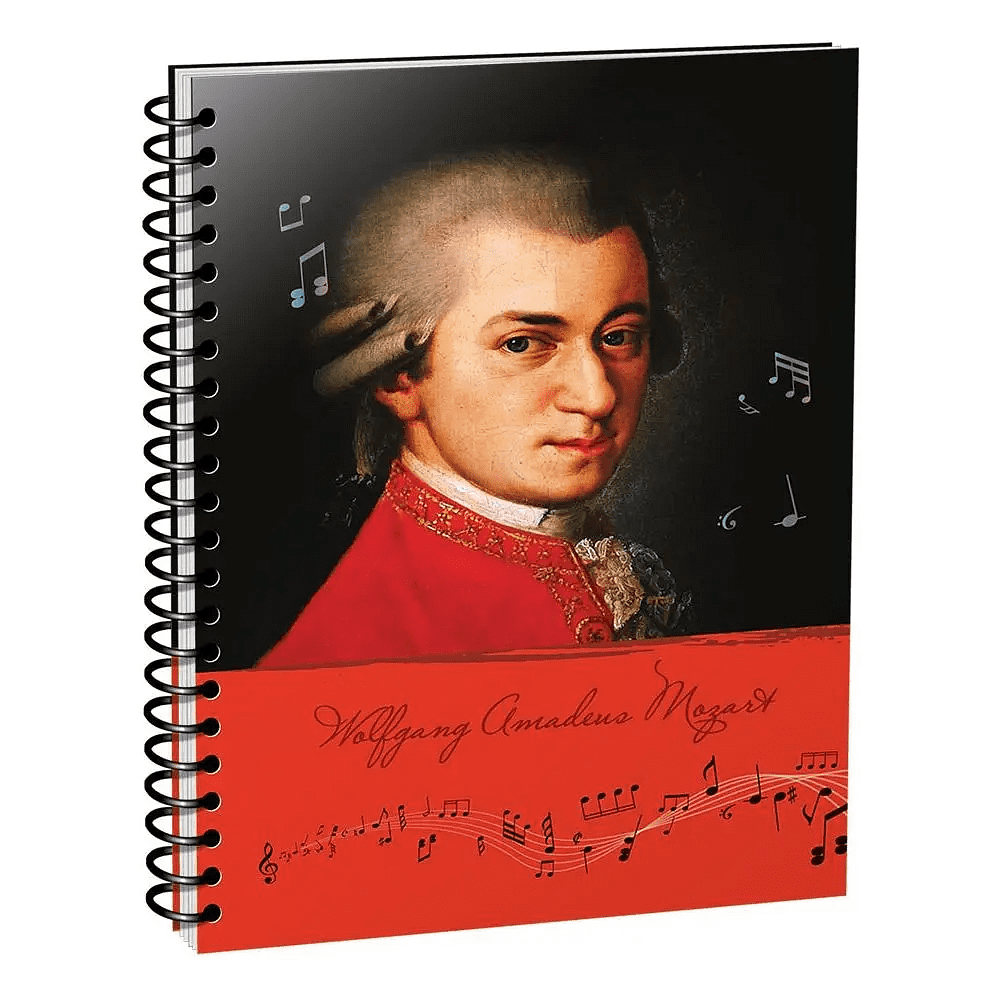 Скетчбук "Рисуй и слушай! Моцарт", А5, 100 листов