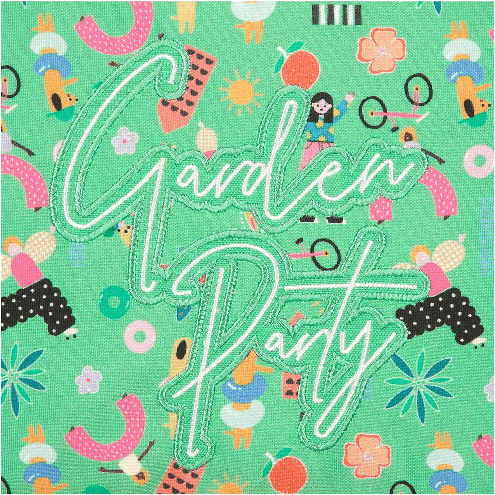 Рюкзак детский "Garden Party", 32 см, полиэстер, зеленый, розовый - 9
