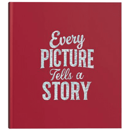 Альбом для фото "Lettres", 29х32 см, 60 страниц, красный