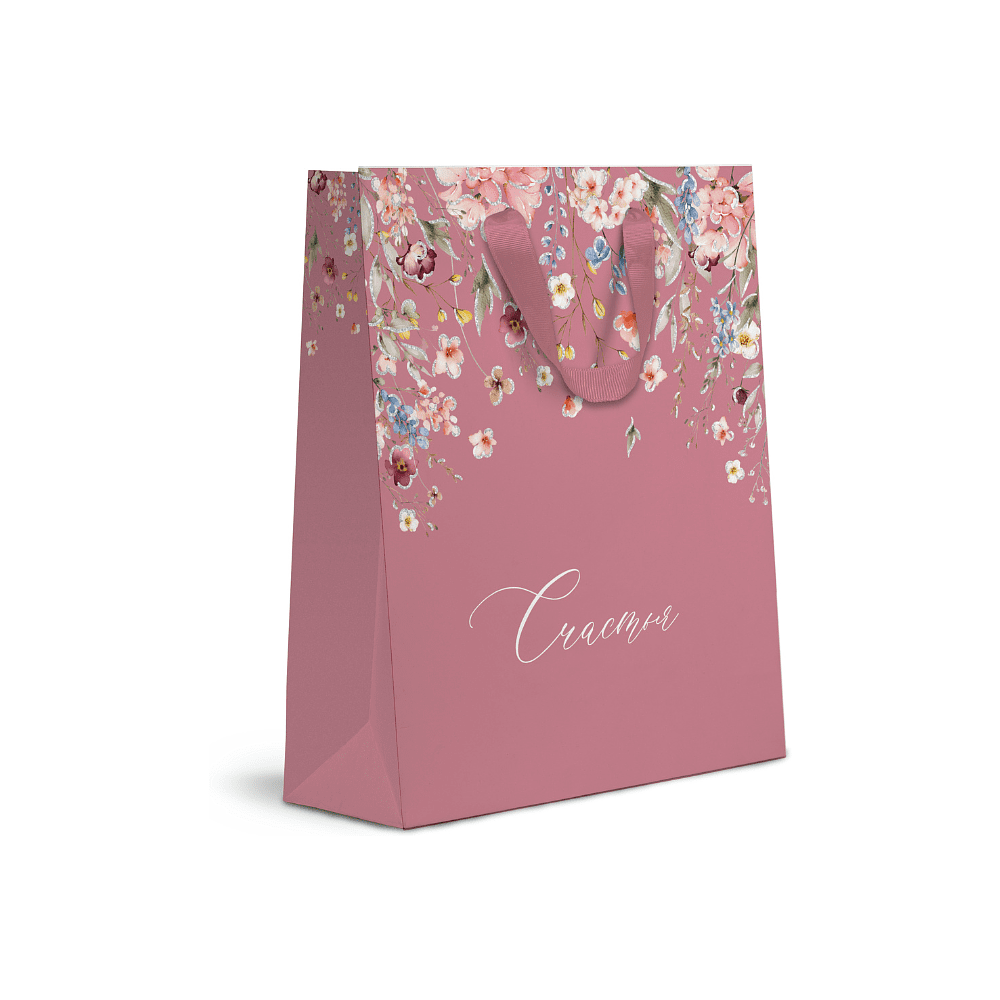 Пакет бумажный подарочный "Italy Garden MT", 18х22.7х10 см, ассорти