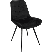 Стул Бюрократ "CH-K2_4", ткань, черный, металл, комплект 4 штуки