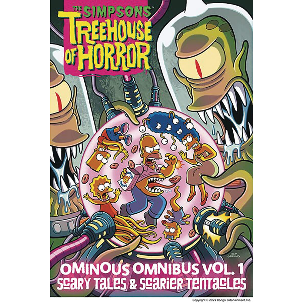 Книга на английском языке "Simpsons treehouse of horror ominous omnibus vol. 1", Groening M.
