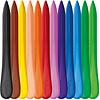 Мелки восковые Maped "Crayon PlastiClean", 12 цветов, ассорти - 2