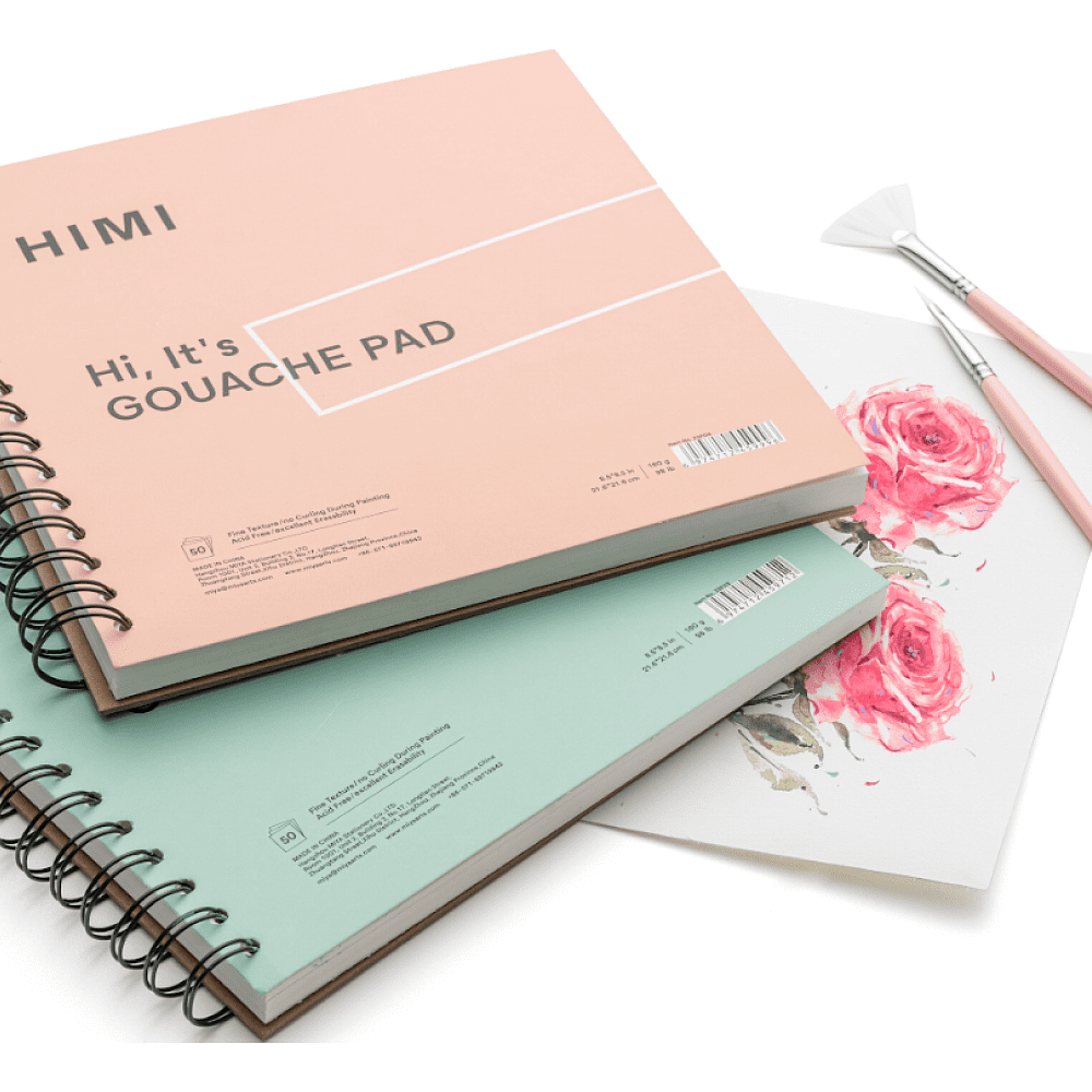 Скетчбук "Himi", 21.6x21.6 см, 160 г/м2, 50листов, зелёный - 7