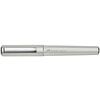 Ручка-роллер "Ink roller Hexo silver", 0.7 мм, серебристый, стерж. черный - 4