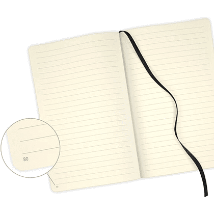 Блокнот Castelli Milano "Baroque Gold", А5, 96 листов, линейка, черный, золотой - 4