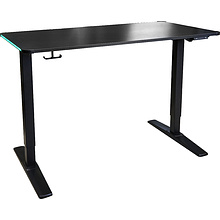 Стол игровой Бюрократ Knight TABLE G 1200x600x(750-1200) мм, черный