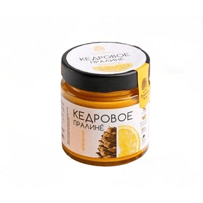 Пралине кедровое "Сибирский Кедр", 180 гр., апельсиновое