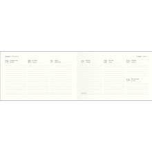Еженедельник датированный "Happiness" на 2026 год, А6, 128 страниц, синий