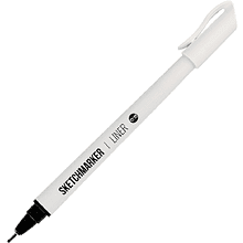 Ручка капиллярная "Sketchmarker", 0.8 мм, лайнер, черный