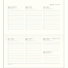 Еженедельник датированный "June" на 2026 год, А6, 128 страниц, голубой