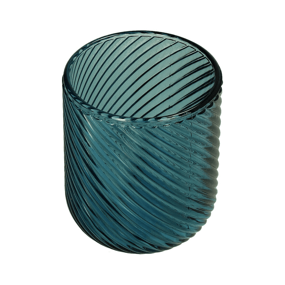 Стакан стеклянный "KAL-7155", голубой