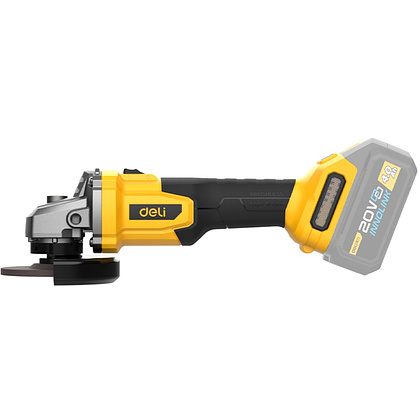 Шлифмашина угловая Deli YS EDC602Z, без аккумуляторов и ЗУ - 2 Шлифмашина угловая Deli YS EDC602Z, без аккумуляторов и ЗУ - 2