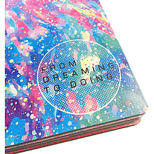 Блокнот "Dream book. № 3", A5, 80 листов, линейка, разноцветный