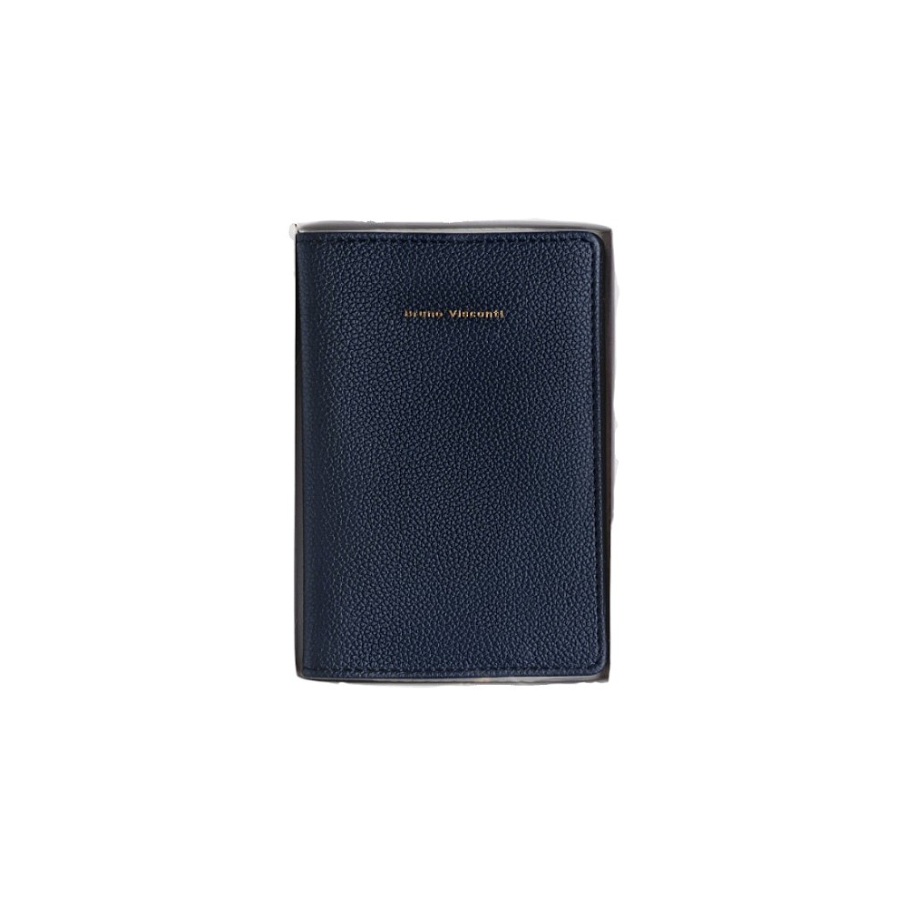 Обложка для паспорта "Синяя", кожзам